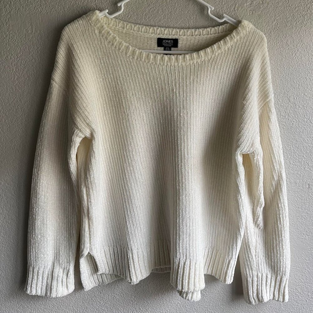 Long Sleeve White Sweater